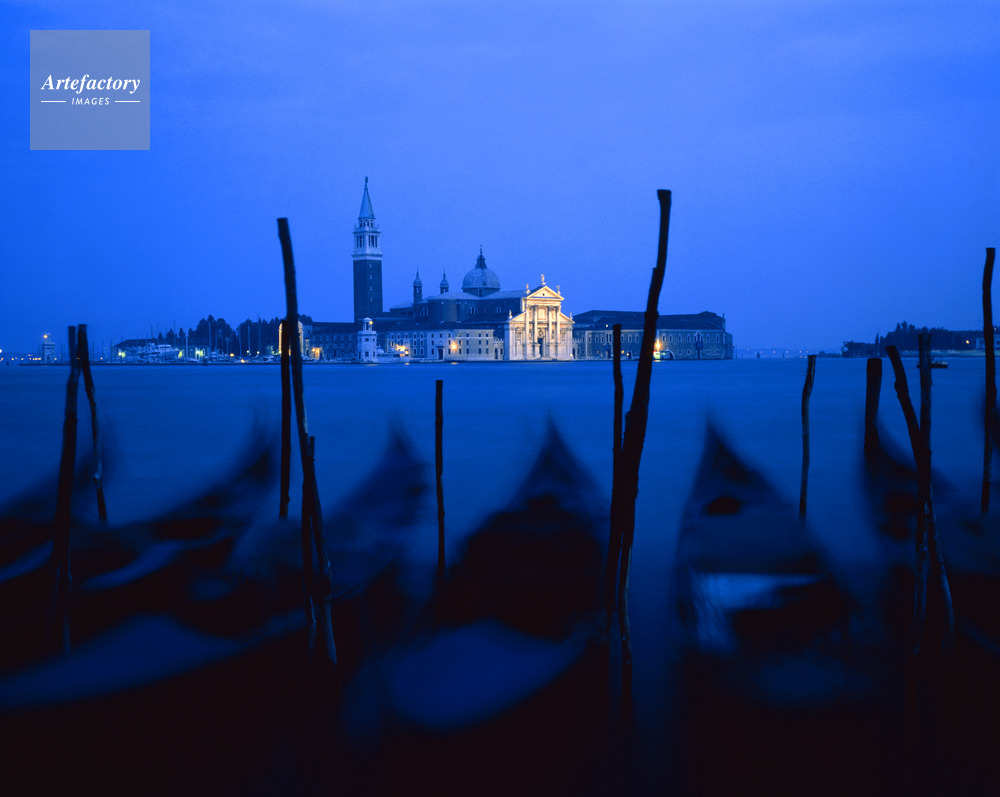 夕暮れのサンジョルジョ マッジョーレ教会 夕暮れのサンジョルジョ マッジョーレ教会