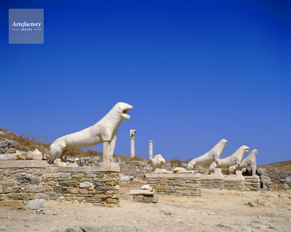 エーゲ海 Aegean Sea キクラデス諸島 Cyclades ディロス島 デロス島 Dilos 島 Island 遺跡 Ruins