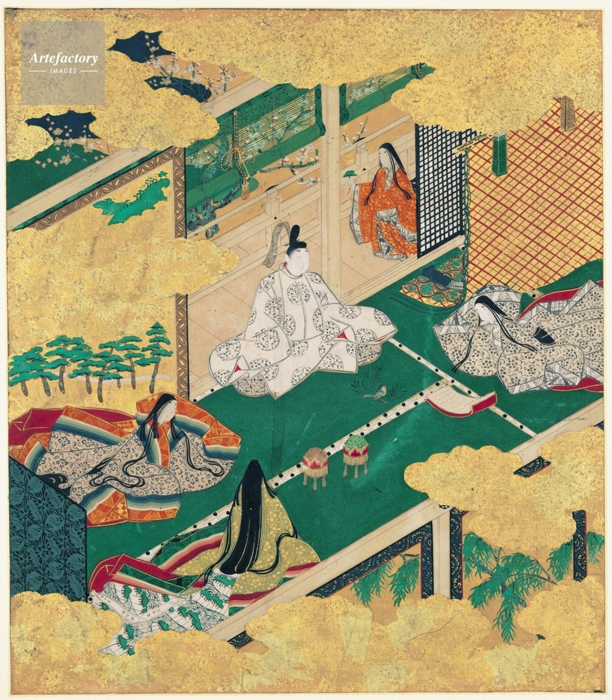 源氏 絵 年代物 源氏絵と伊勢絵 描かれた恋物語 土佐光吉没後400年記念 - 古本