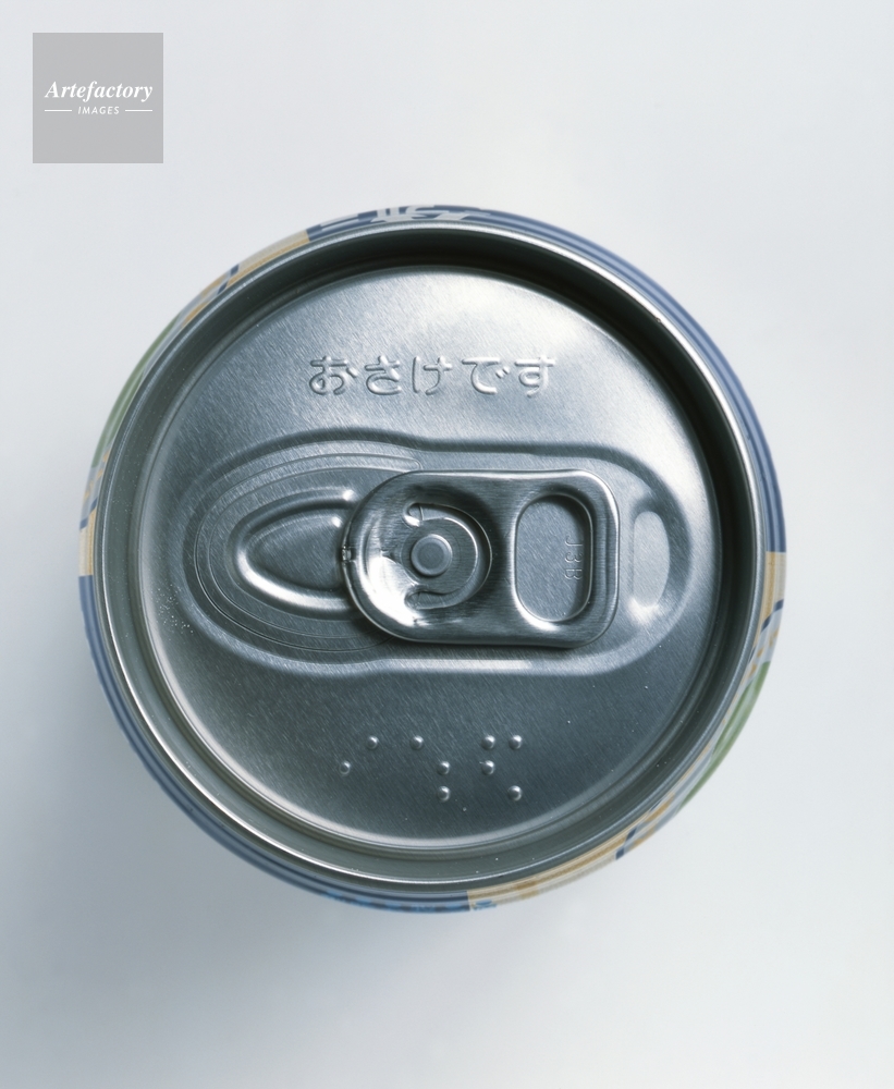 アルミ缶飲料の点字表示