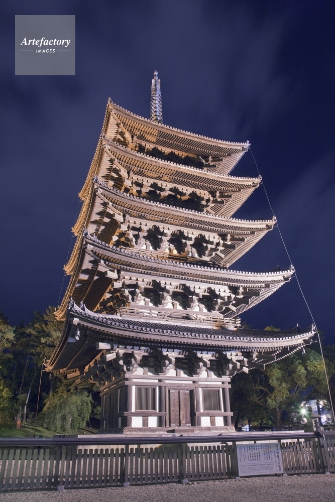 ライトアップ プロムナード 奈良公園 興福寺 五重塔 ライトアップ プロムナード 奈良公園 興福寺 五重塔