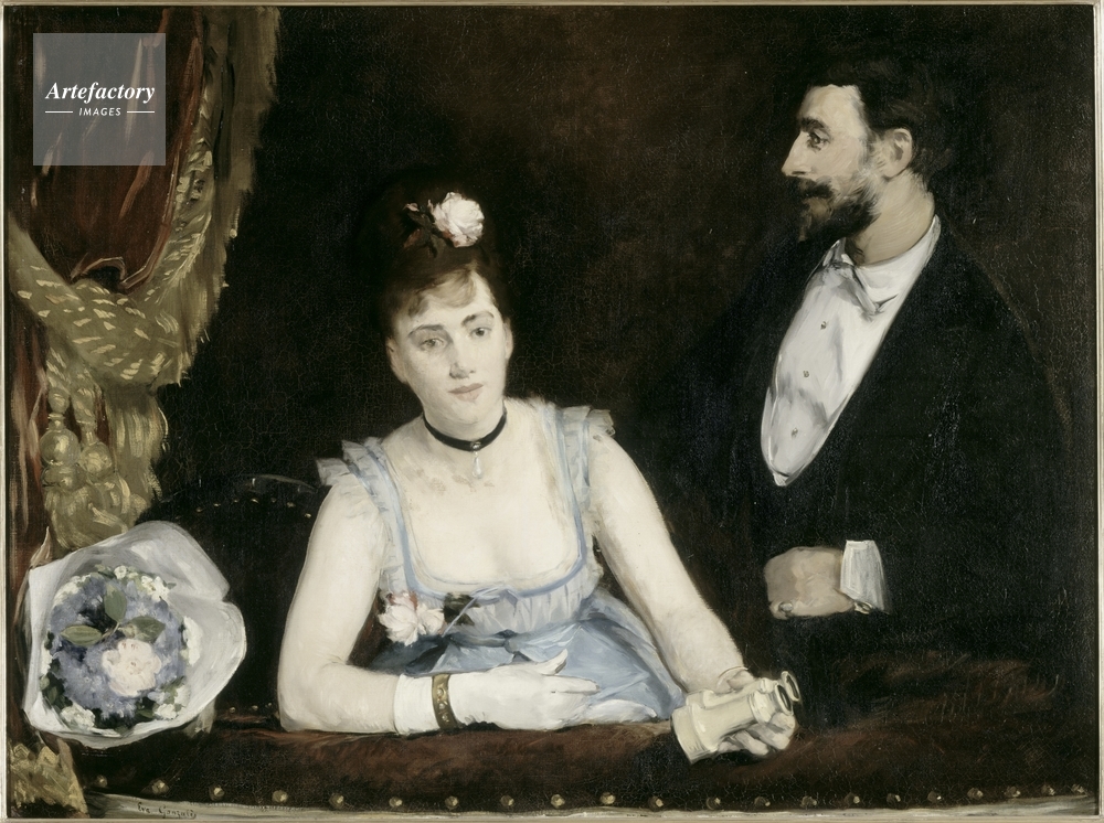 イタリア劇場の桟敷席 Une loge aux Italiens