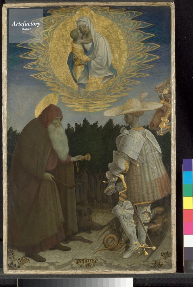 聖母子と聖人 The Virgin and Child with Saints