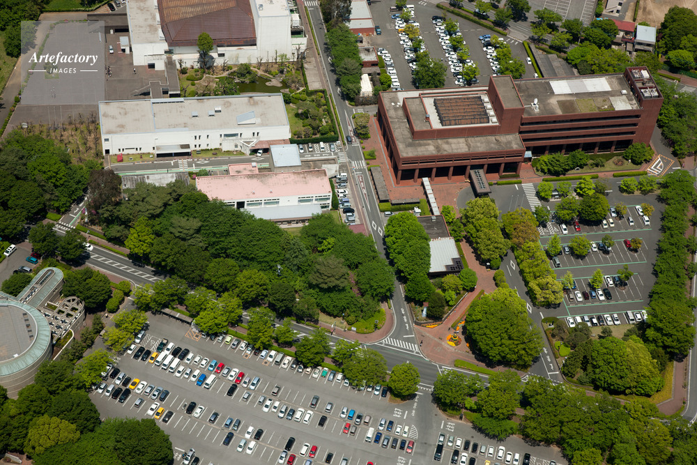 館林城跡と館林市役所周辺