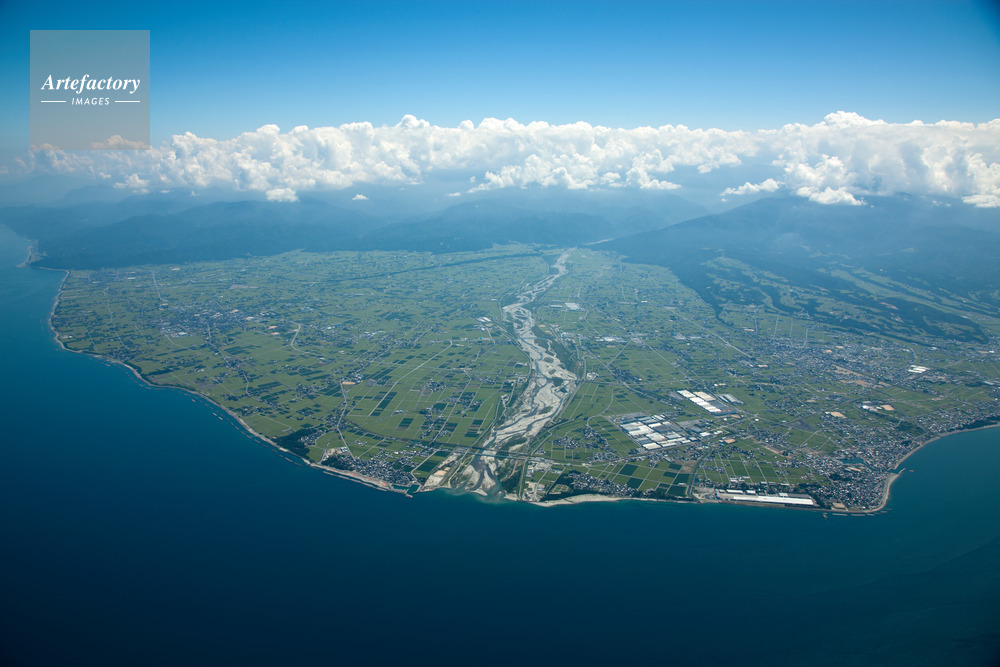 黒部川扇状地特徴 – 黒部川 扇状地 地図 – NFERC