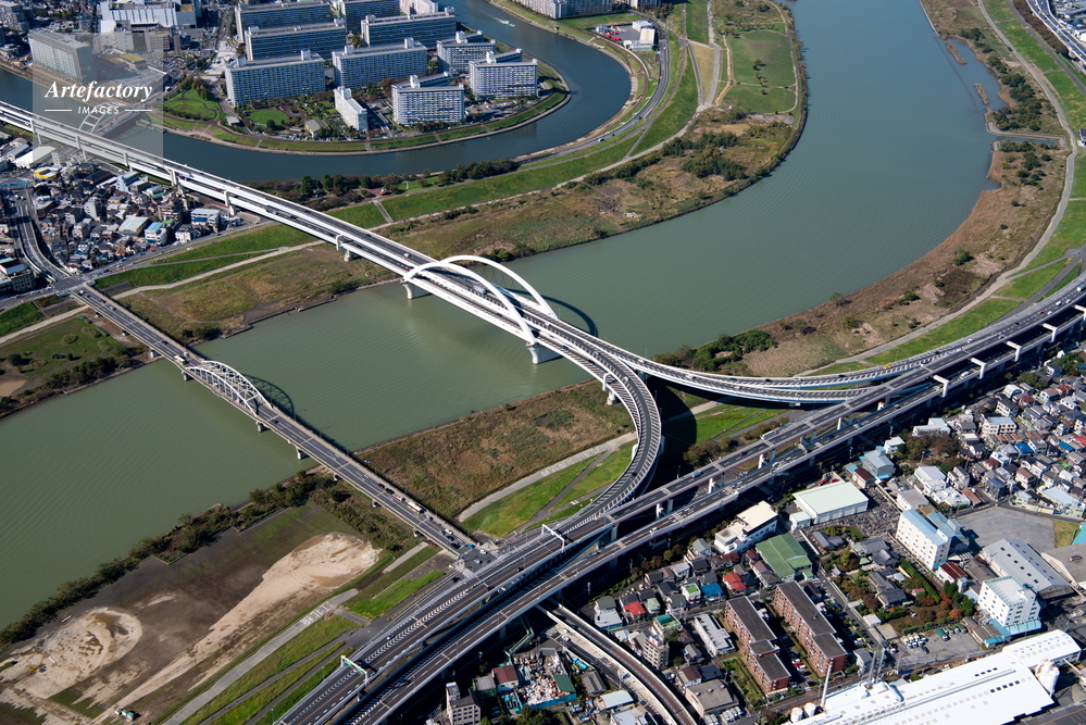 江北JCT(首都高速中央環状線と首都高速川口線)