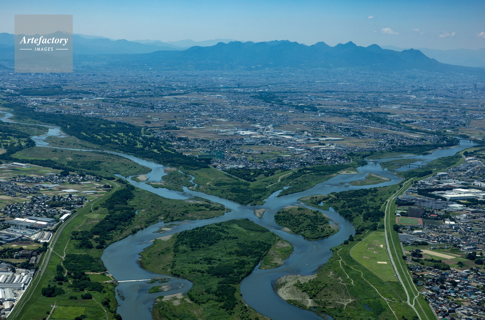 利根川と烏川の分岐地区