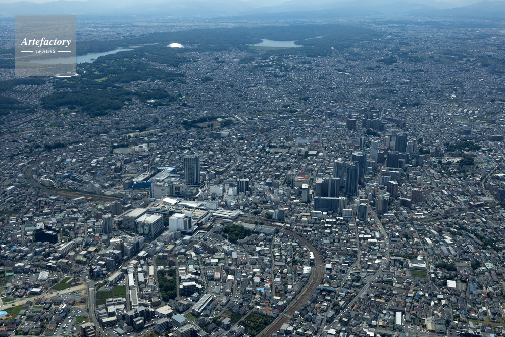 所沢駅と街並み