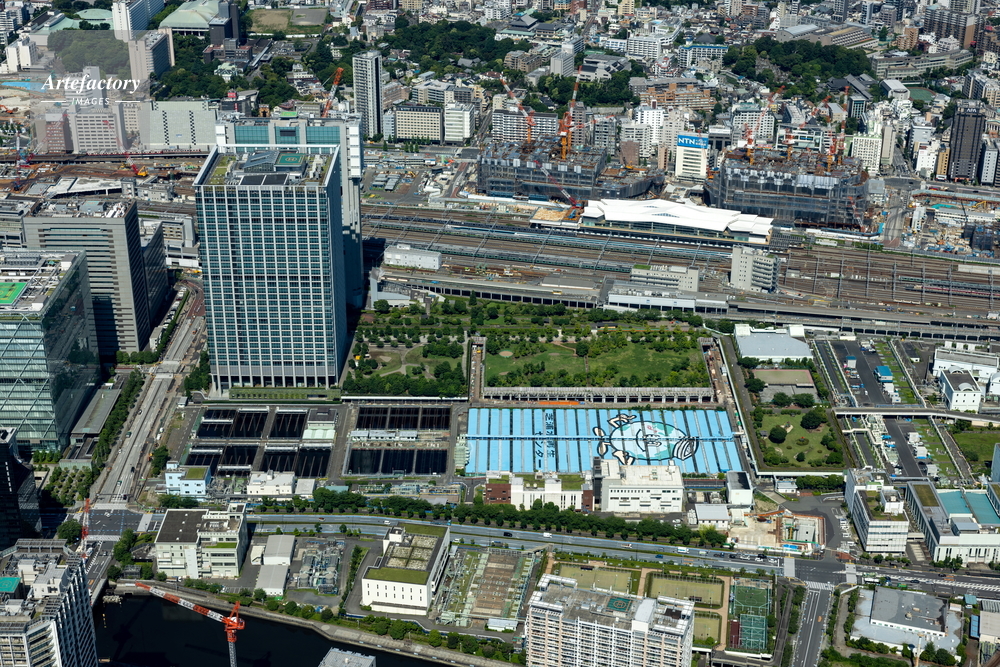 芝浦水再生センター,イベント広場周辺