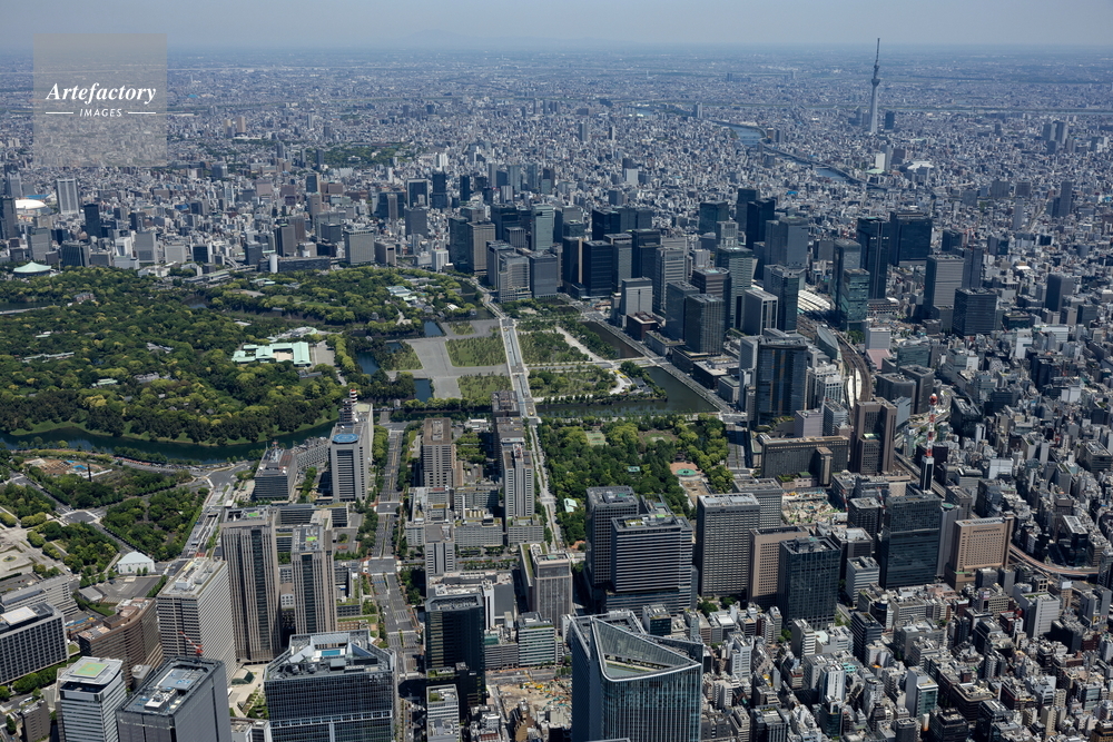 霞ヶ関官庁街,日比谷公園周辺より丸の内,大手町方面
