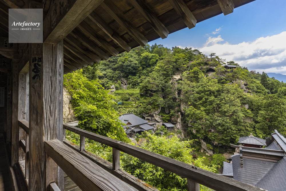 山寺 立石寺 五大堂 眺望