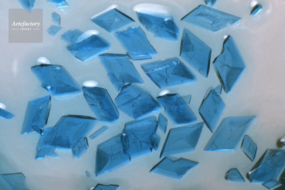 硫酸銅 CuSO4・5H2O （顕微鏡）