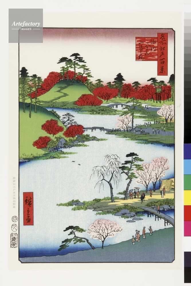 名所江戸百景「浅草川首尾の松御厩河岸」