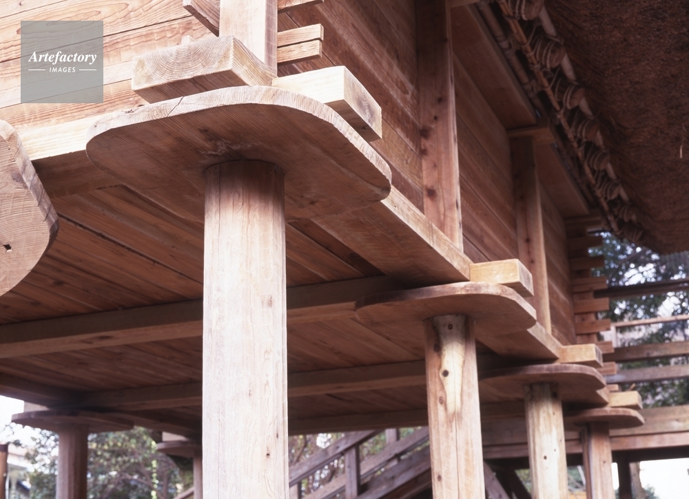 高床式倉庫 ねずみ返し 登呂 高床式倉庫 ねずみ返し 登呂