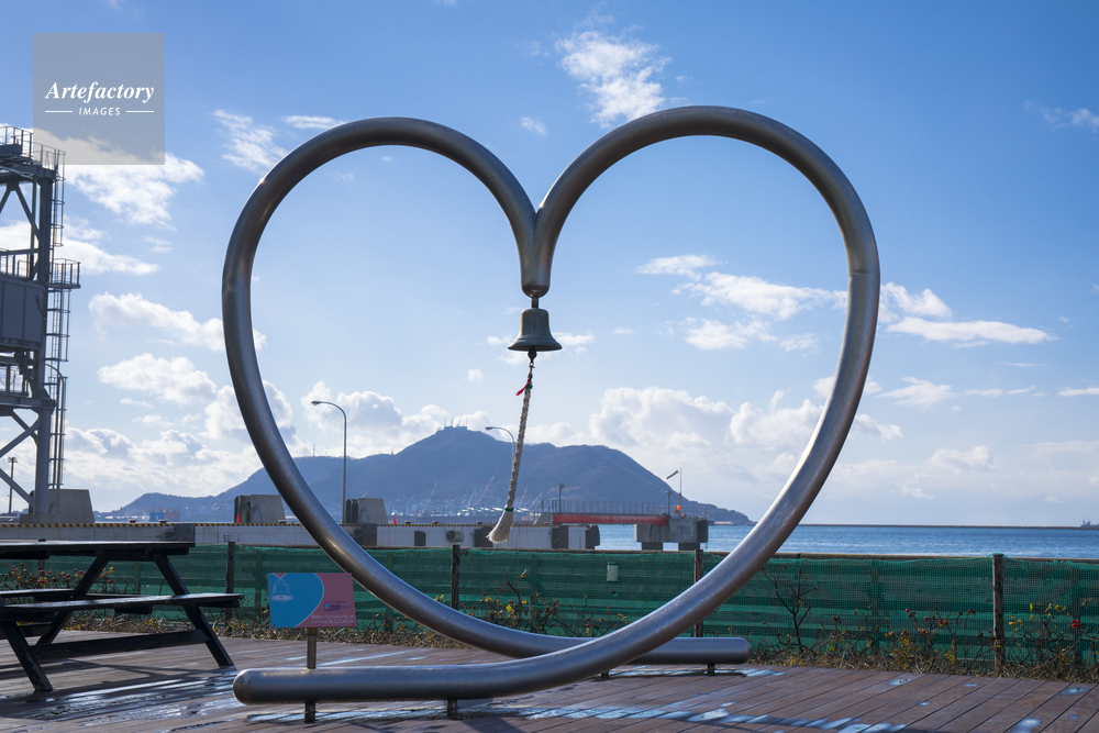 ハートのモニュメント