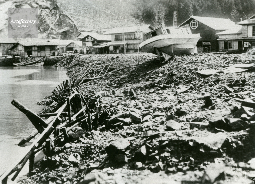1933年 昭和三陸地震 岩手県上閉伊郡釜石町